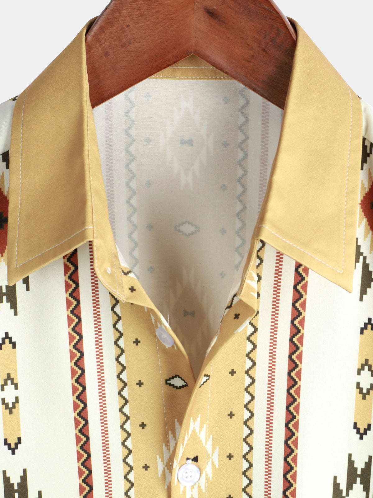 Camicia vintage a righe verticali da uomo