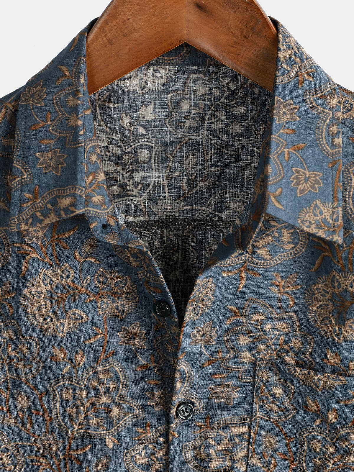 Camicia a maniche corte Paisley da uomo