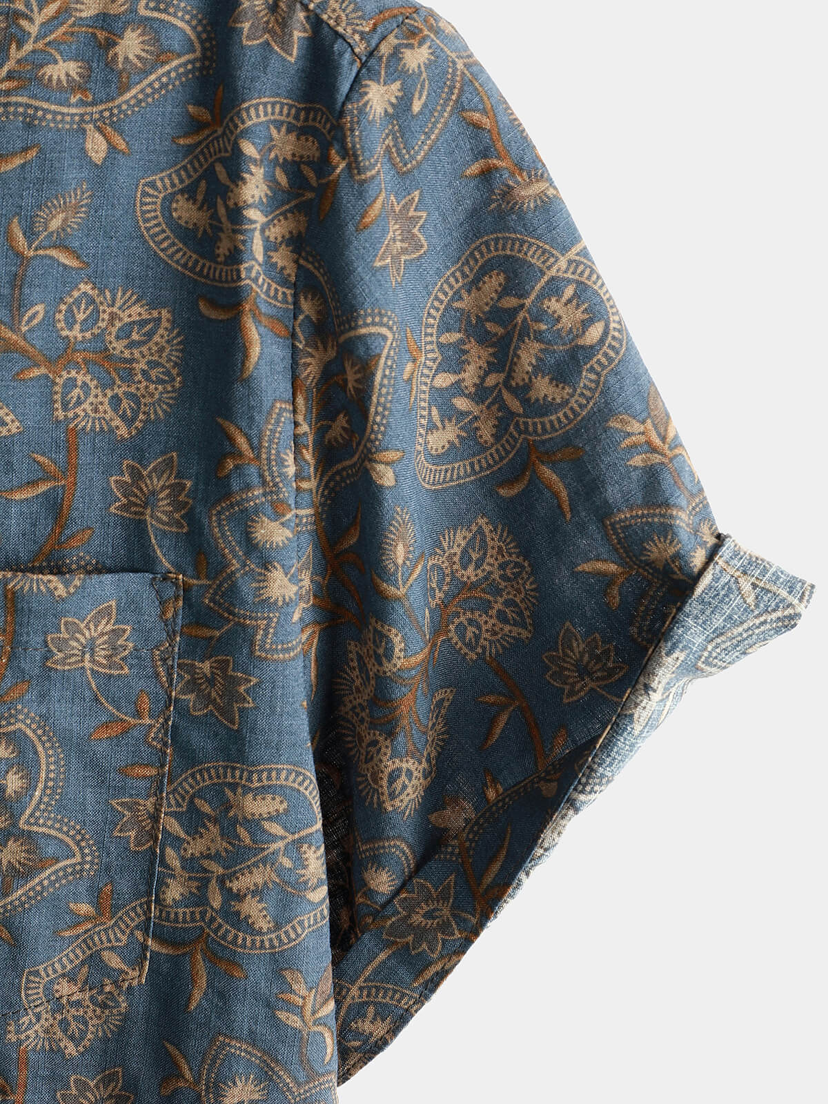 Camicia a maniche corte Paisley da uomo