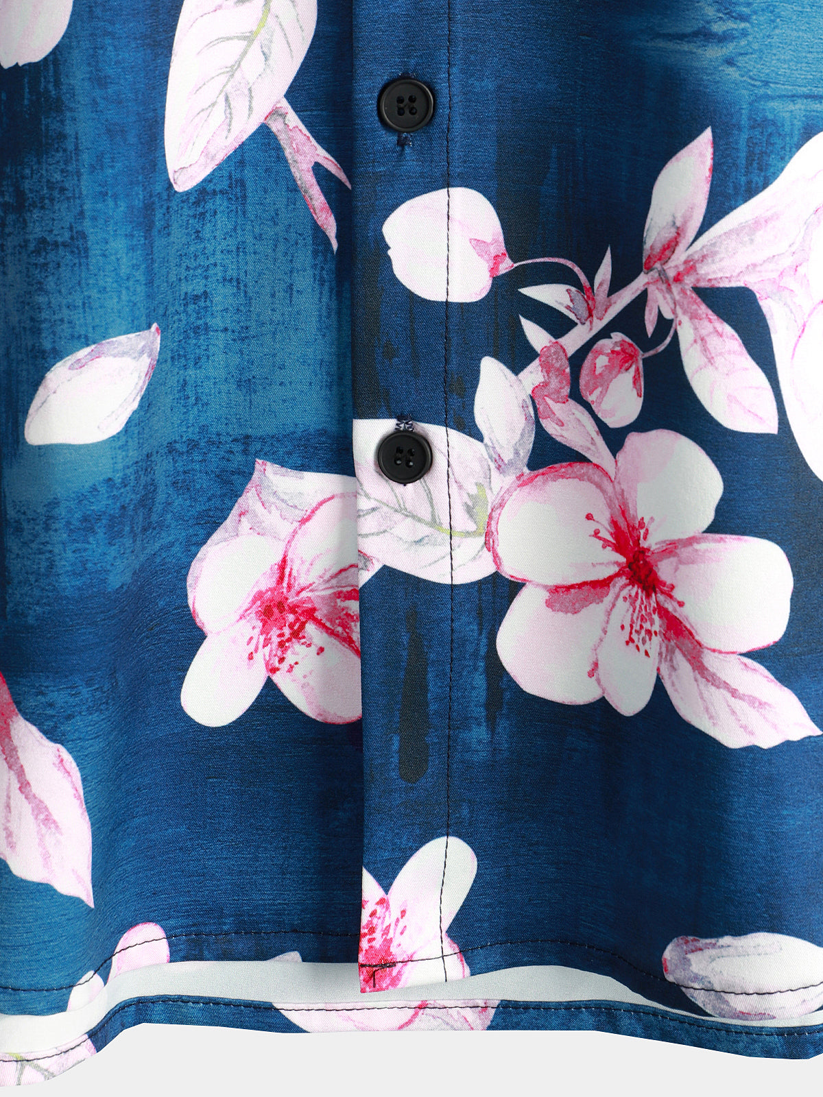 Camicia corta da uomo con stampa floreale estiva da resort