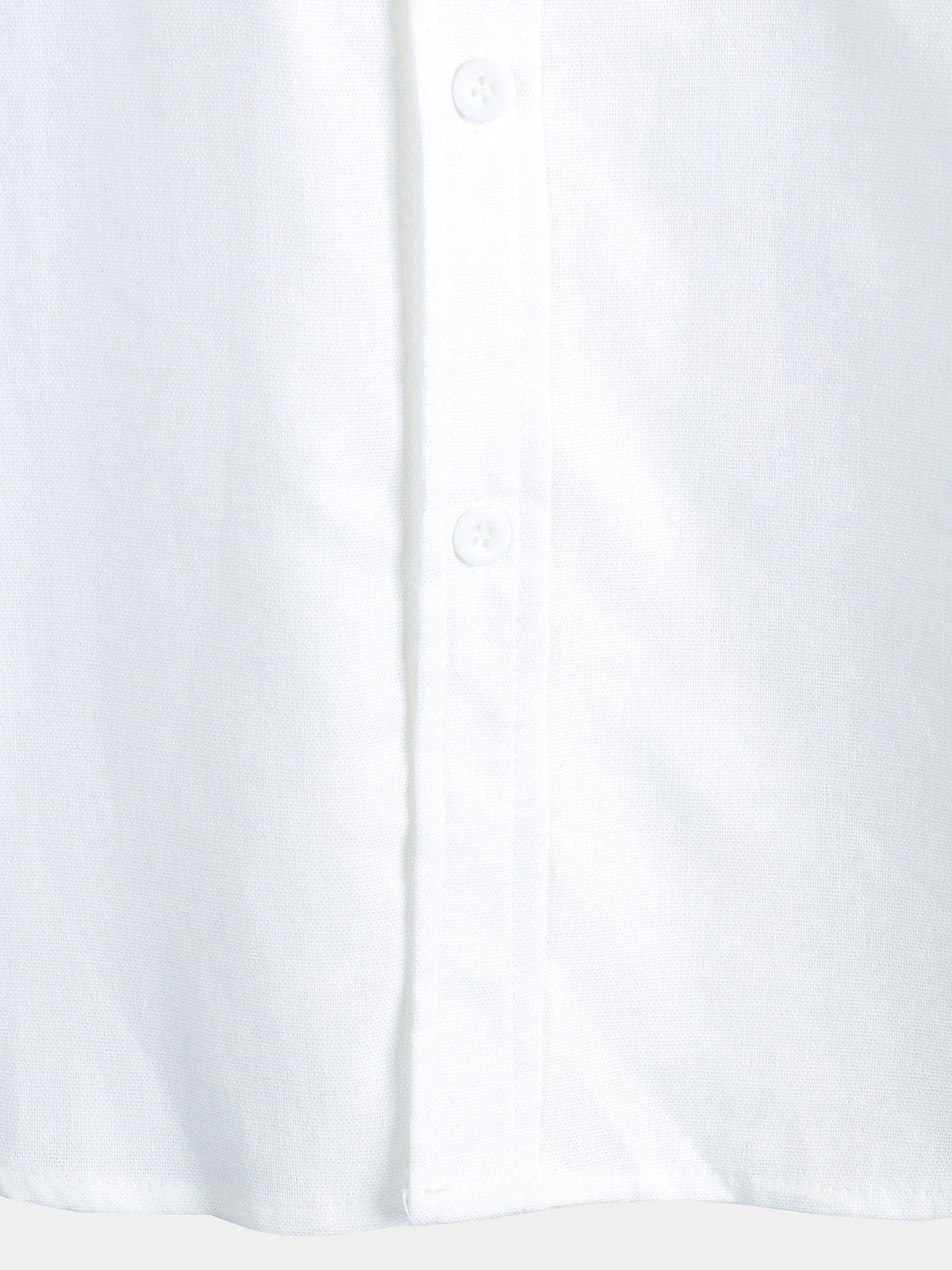 Camicia corta da uomo in cotone e lino