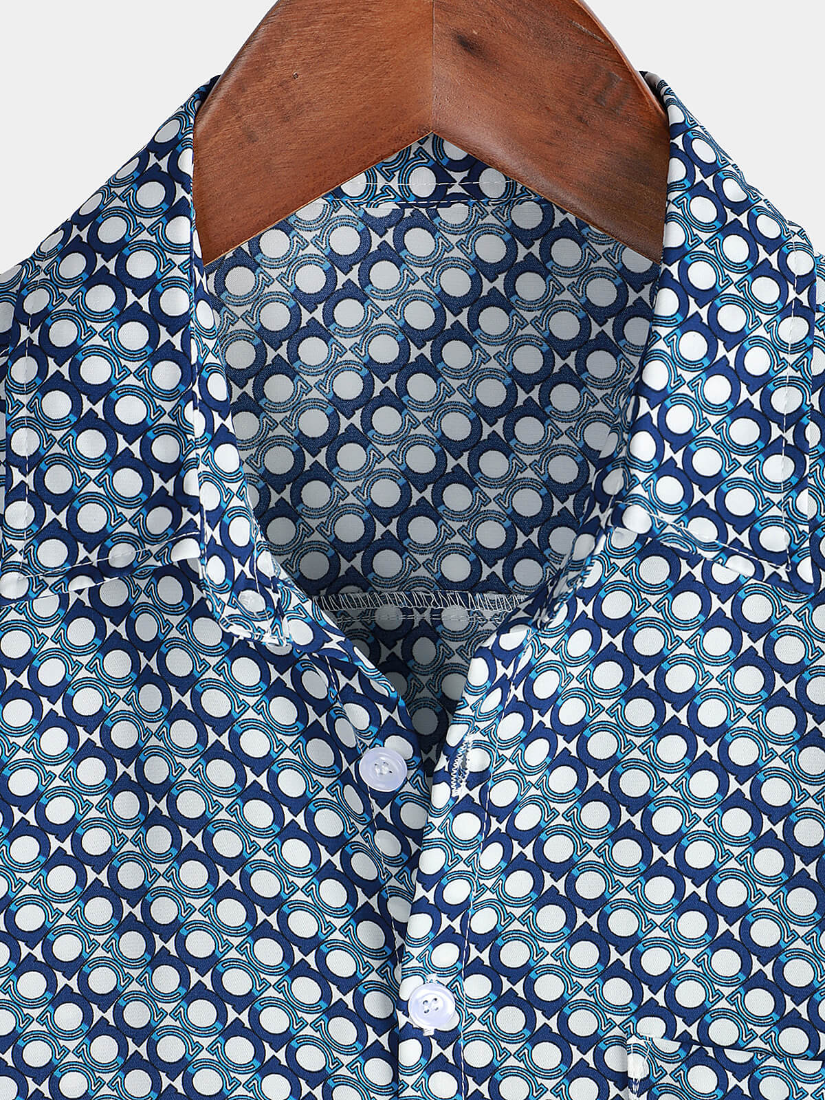 Camicia estiva casual da uomo a maniche corte