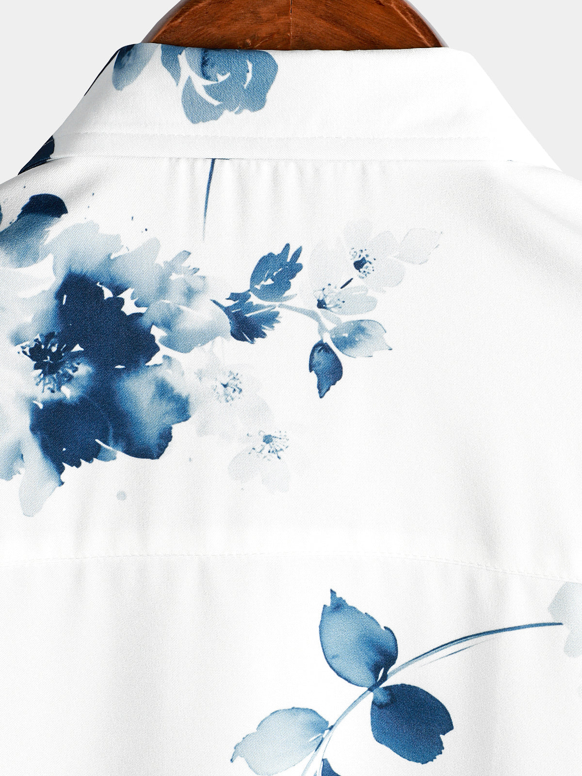 Camicia casual a maniche corte floreale per uomo
