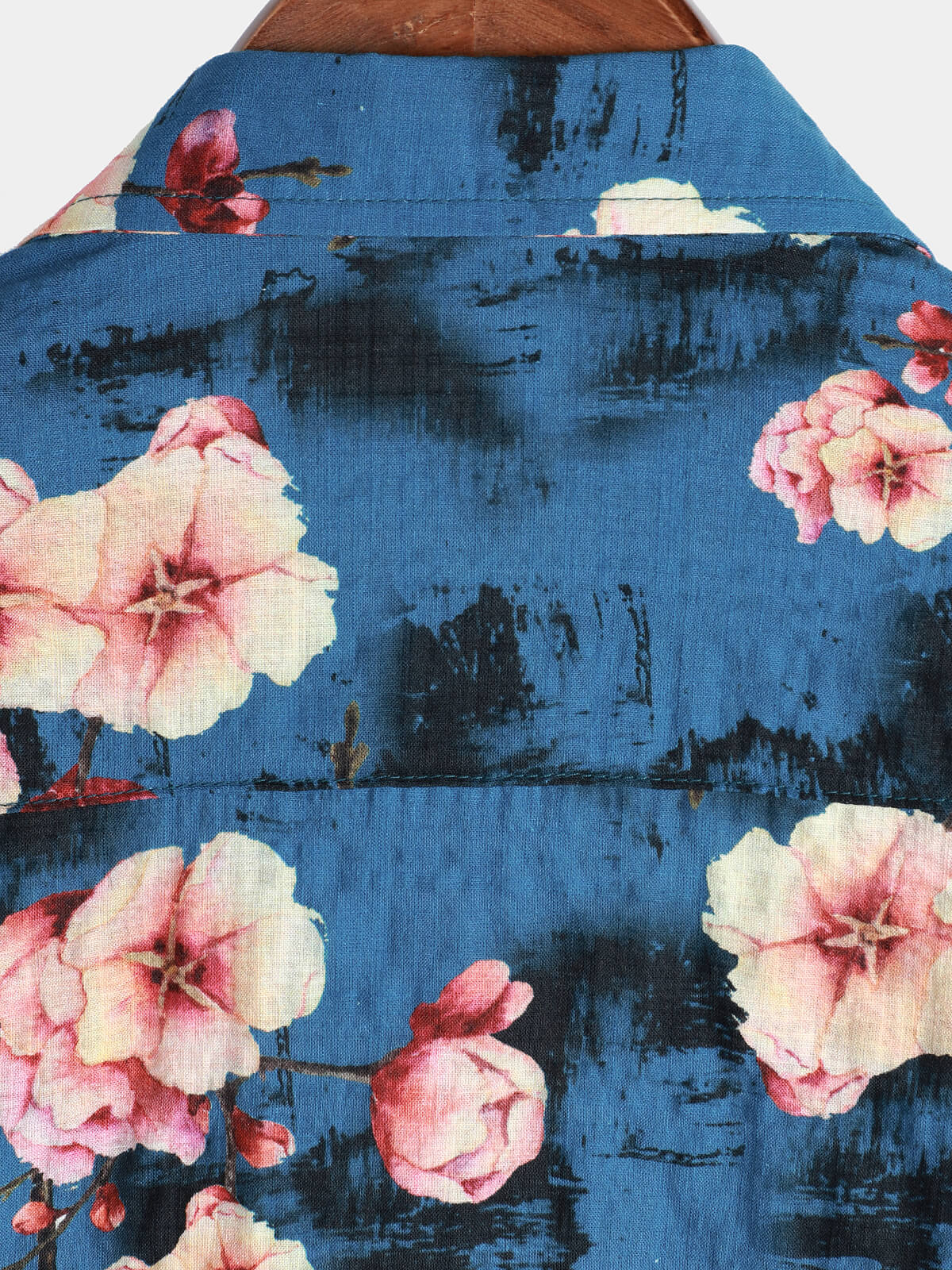 Camicia hawaiana estiva floreale da uomo