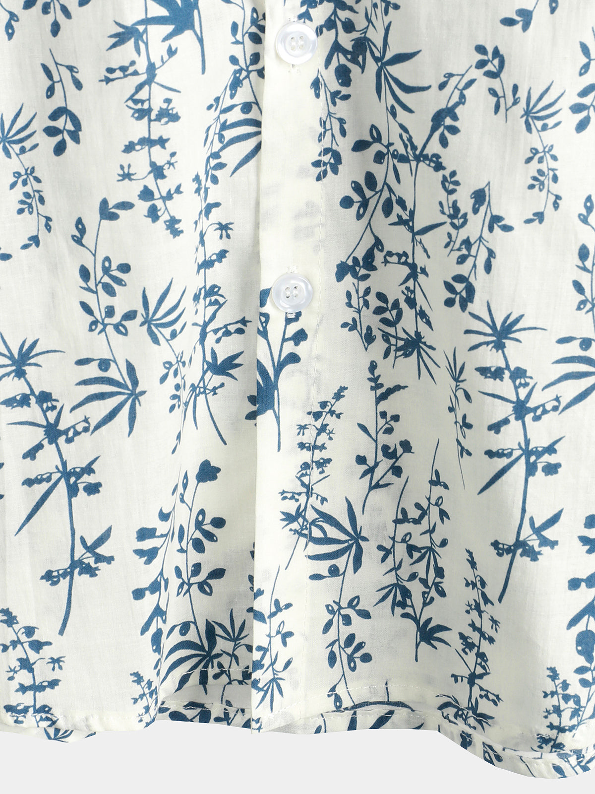 Camicia corta da uomo con stampa floreale per le vacanze