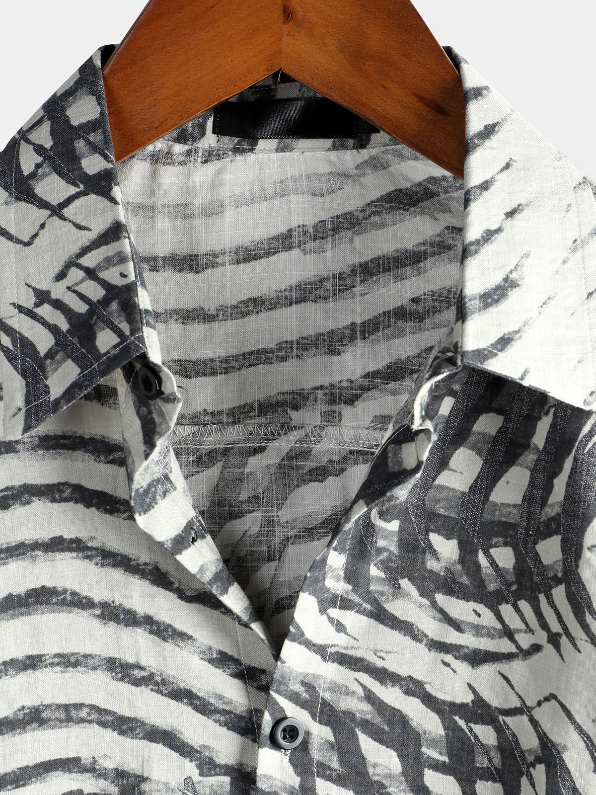 Camicia retrò a maniche corte da uomo