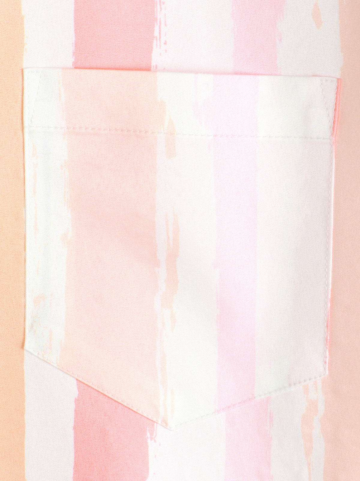 Camicia a righe verticali rosa e bianche da uomo