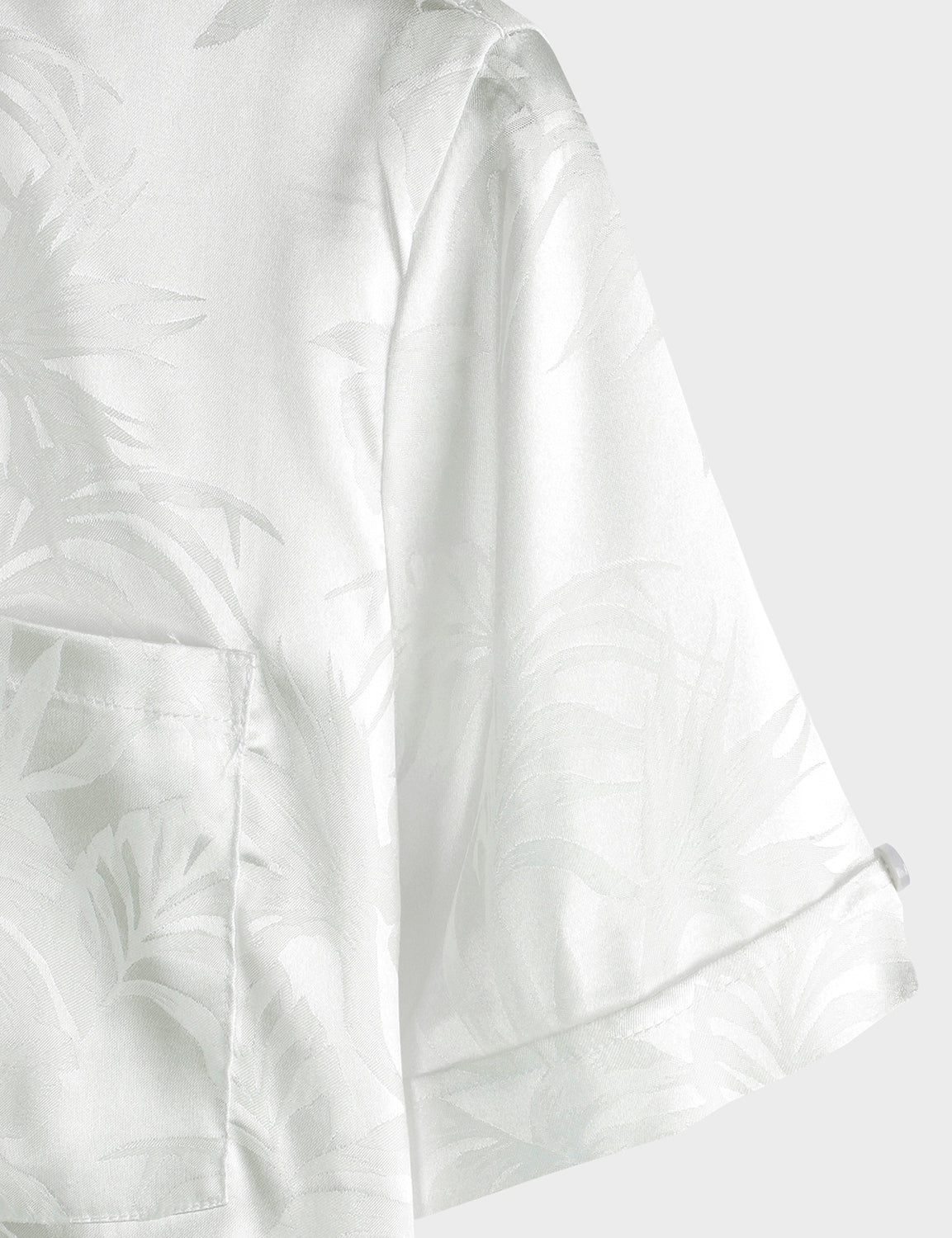 Camicia casual estiva in jacquard da uomo