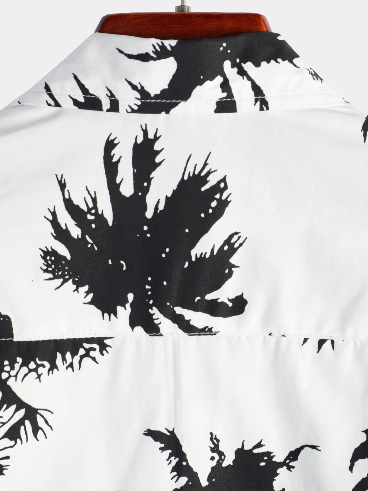 Camicia da uomo con stampa di palme tropicali