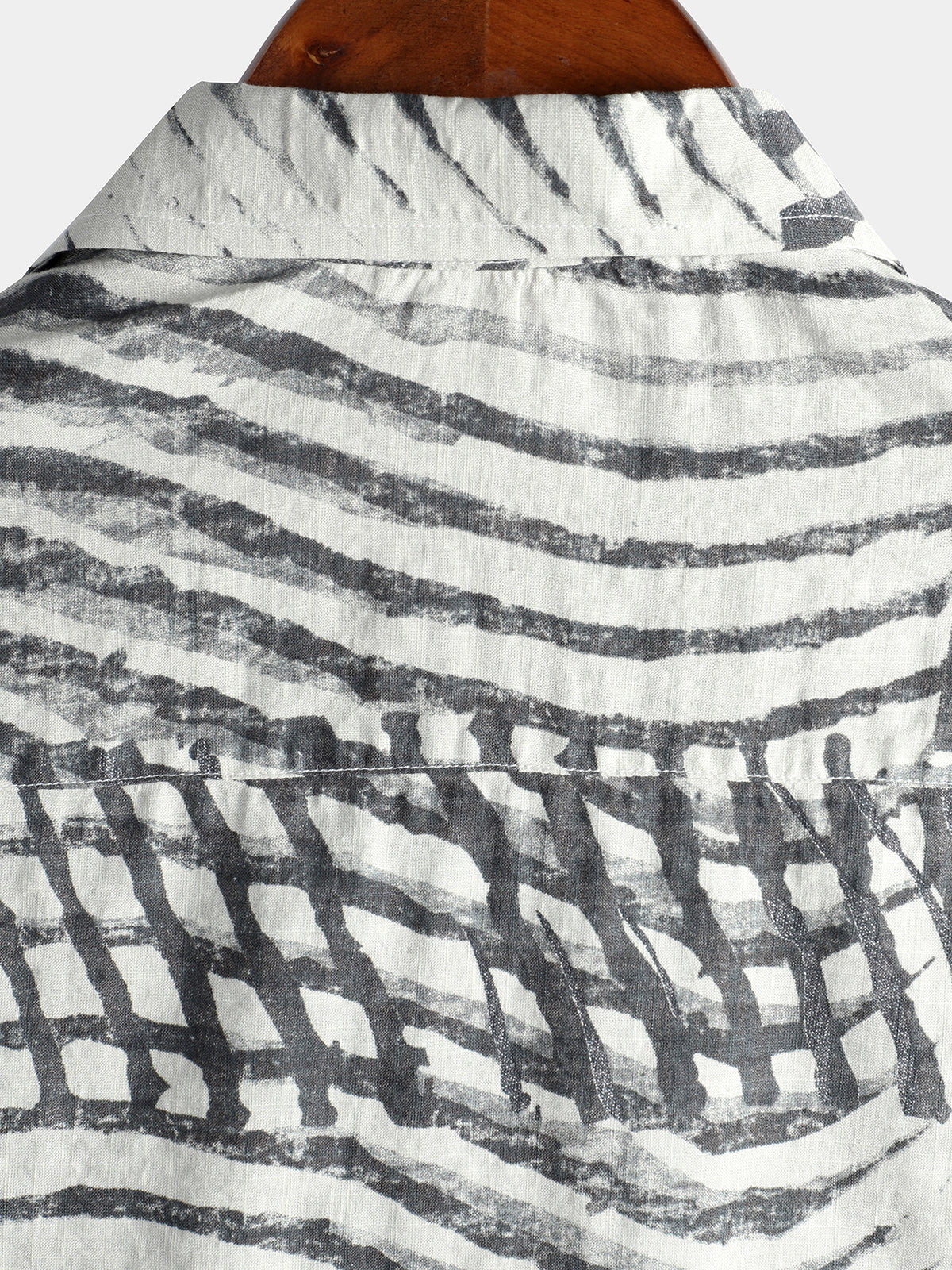 Camicia retrò a maniche corte da uomo