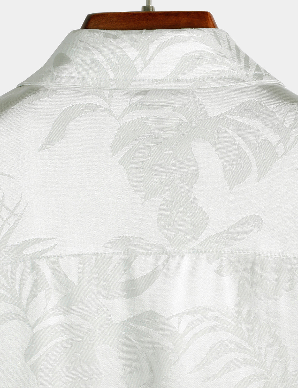 Camicia casual estiva in jacquard da uomo