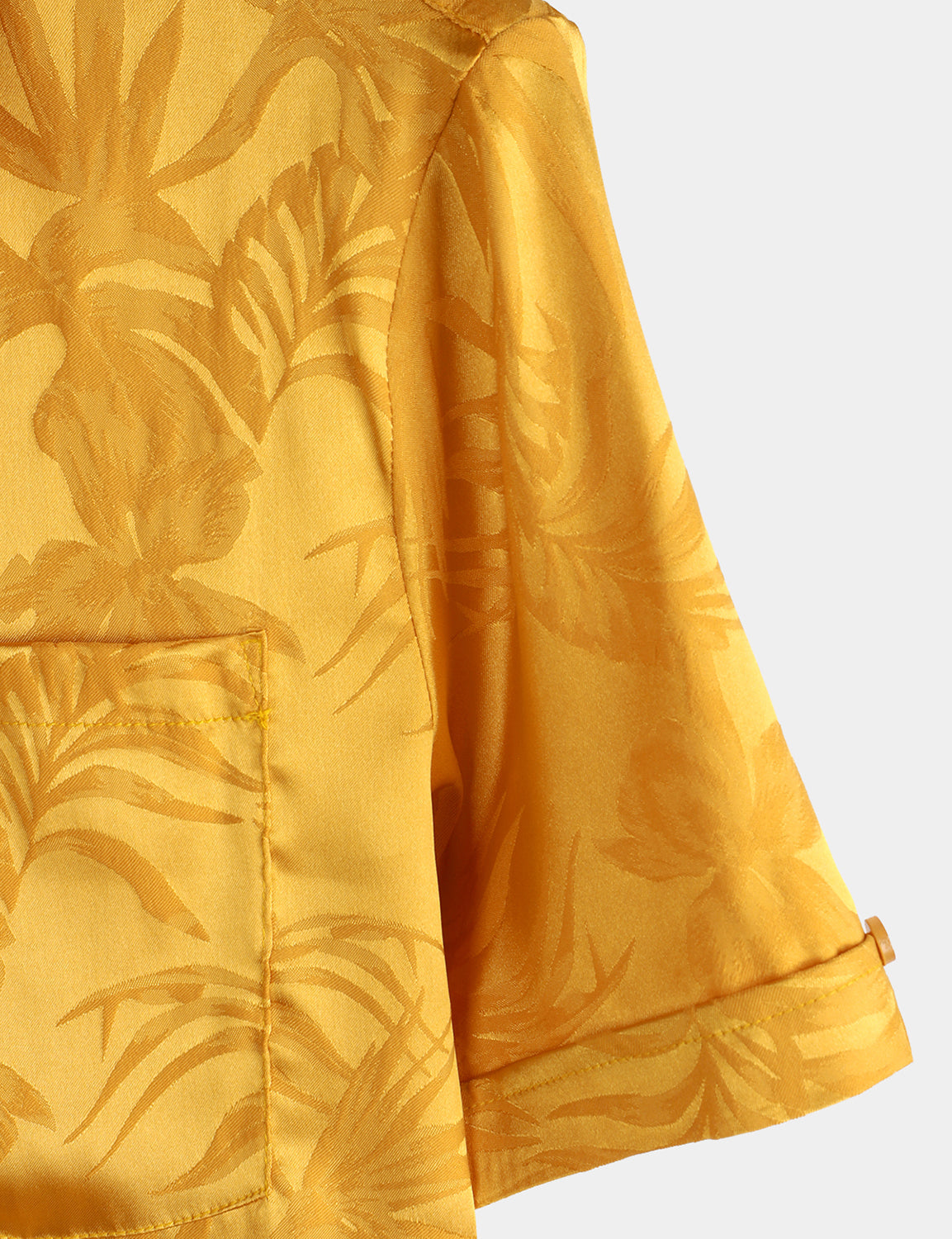 Camicia casual estiva in jacquard da uomo