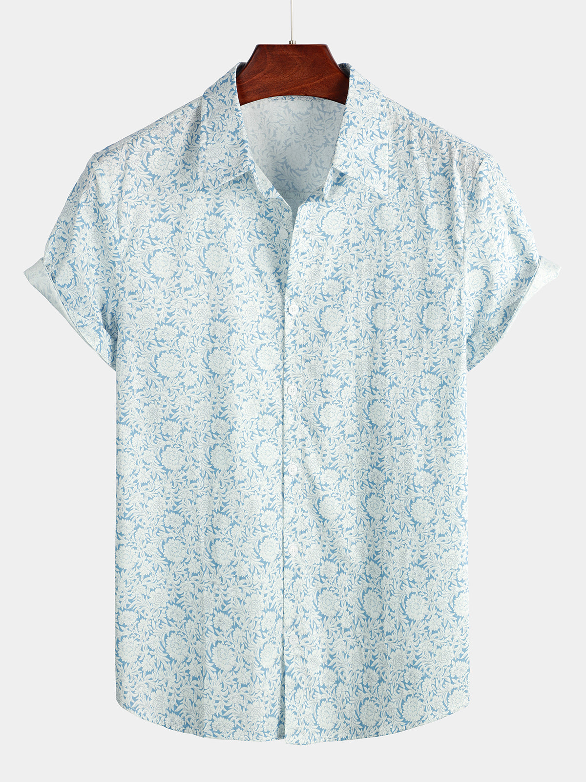 Camicia casual da uomo in cotone per le feste