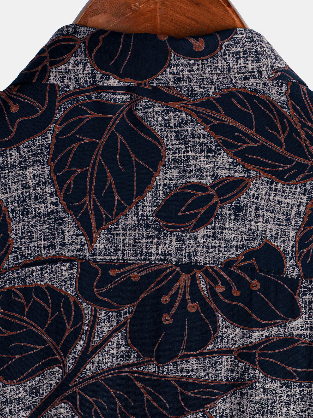 Camicia a maniche corte con stampa floreale da uomo