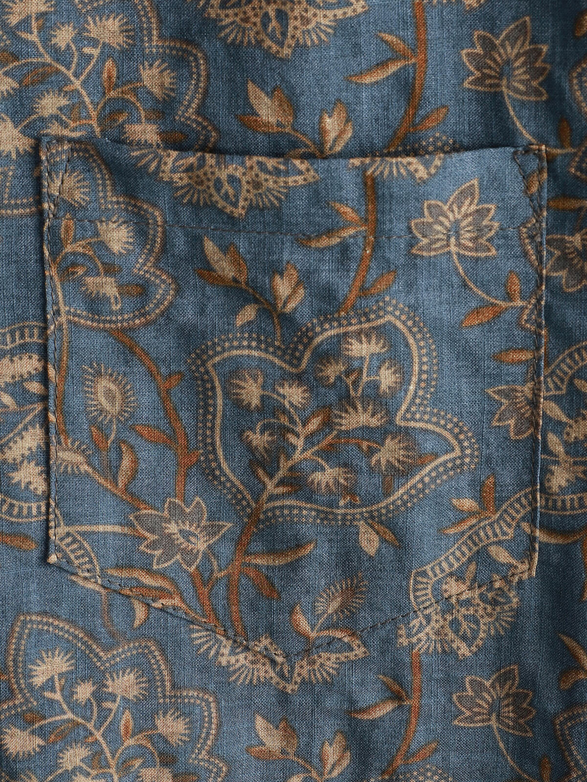 Camicia a maniche corte Paisley da uomo