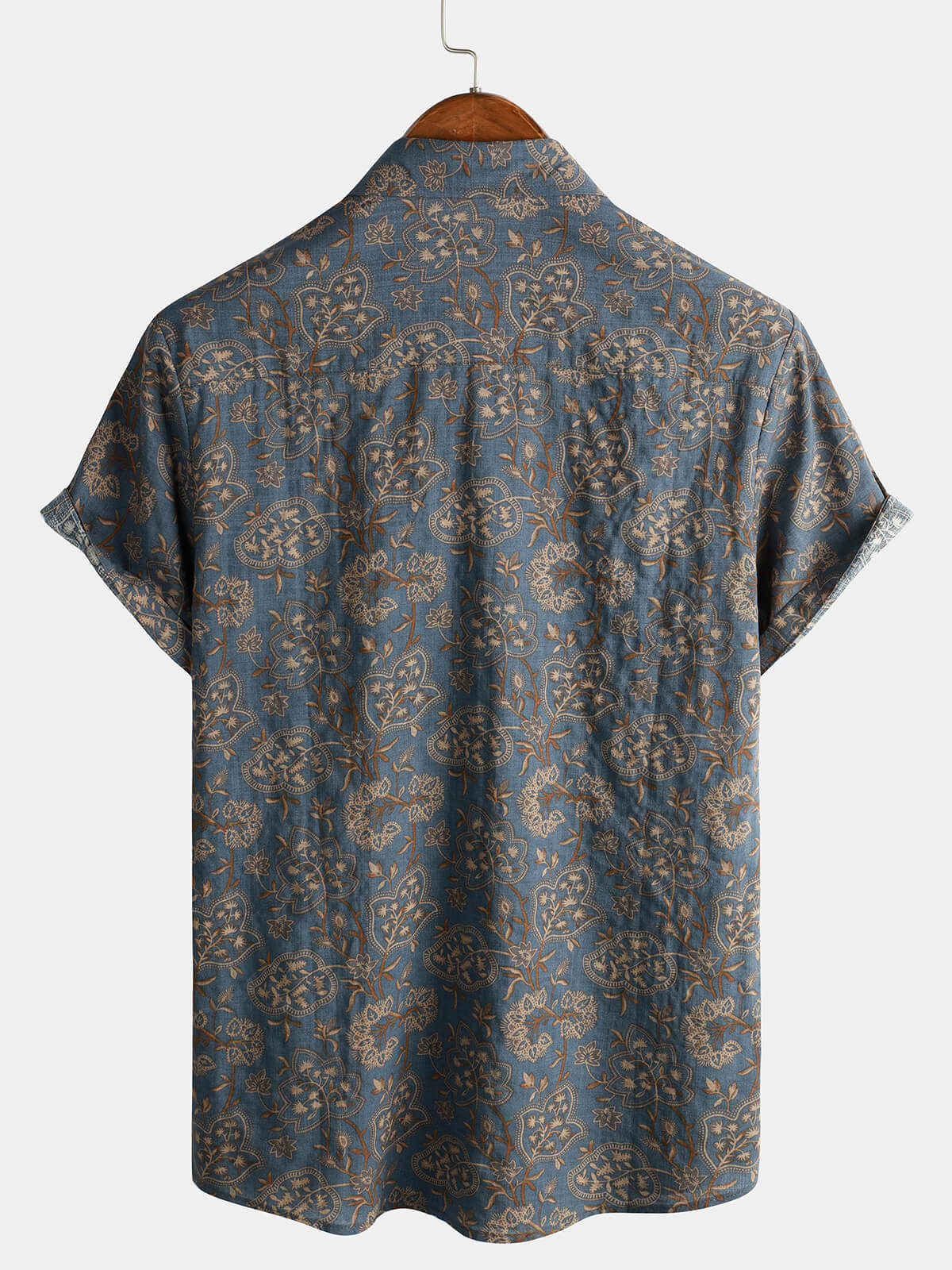 Camicia a maniche corte Paisley da uomo