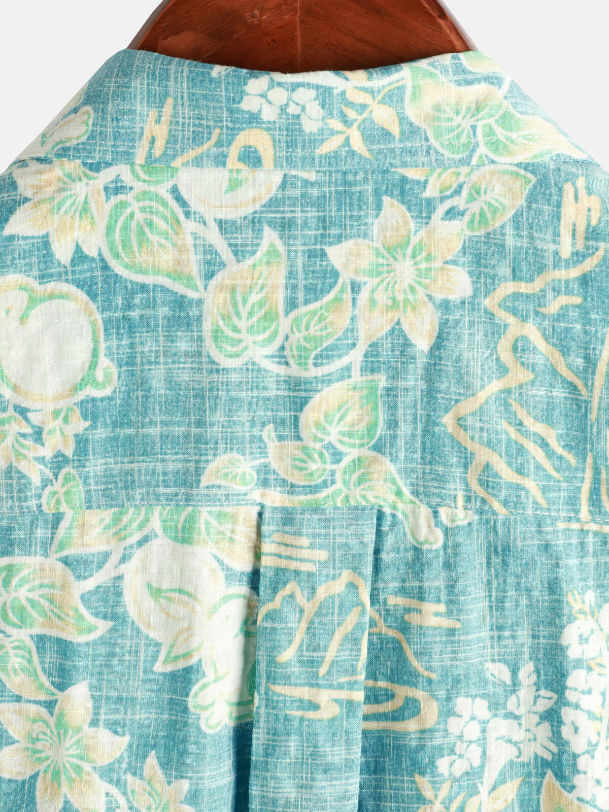Camicia da spiaggia a maniche corte con bottoni e stampa floreale hawaiana da uomo