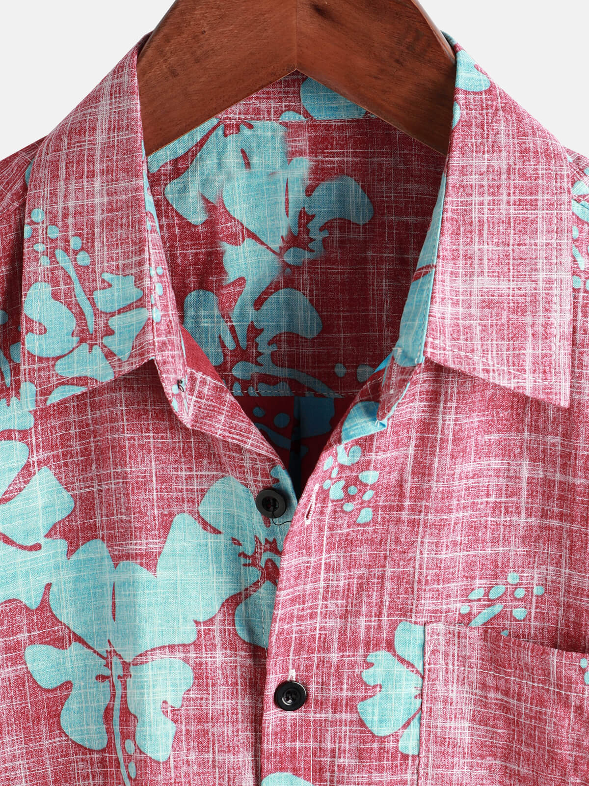 Camicia hawaiana a maniche corte vintage floreale da uomo