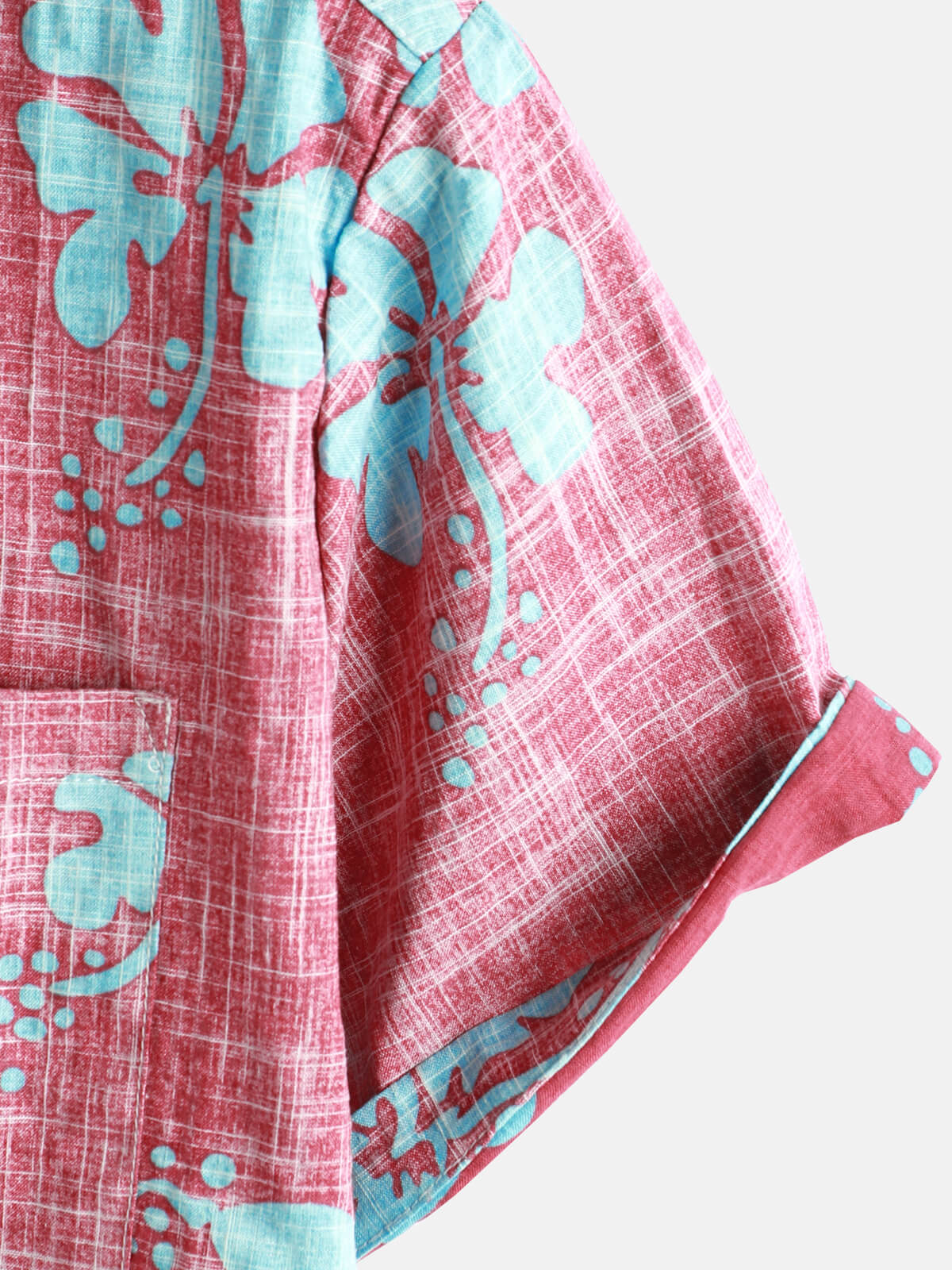 Camicia hawaiana a maniche corte vintage floreale da uomo