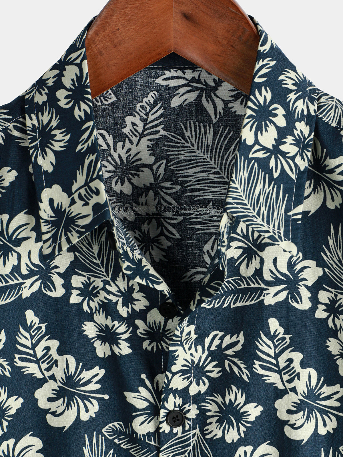 Camicia hawaiana a maniche corte in cotone traspirante da uomo