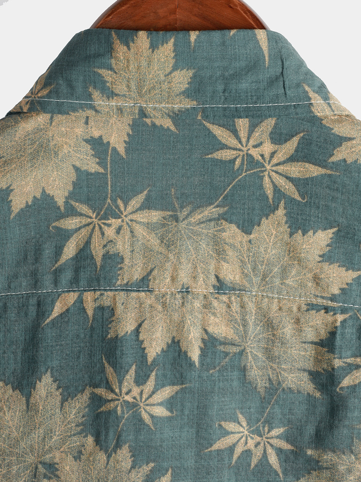 Camicia estiva da uomo a maniche corte in cotone con tasca