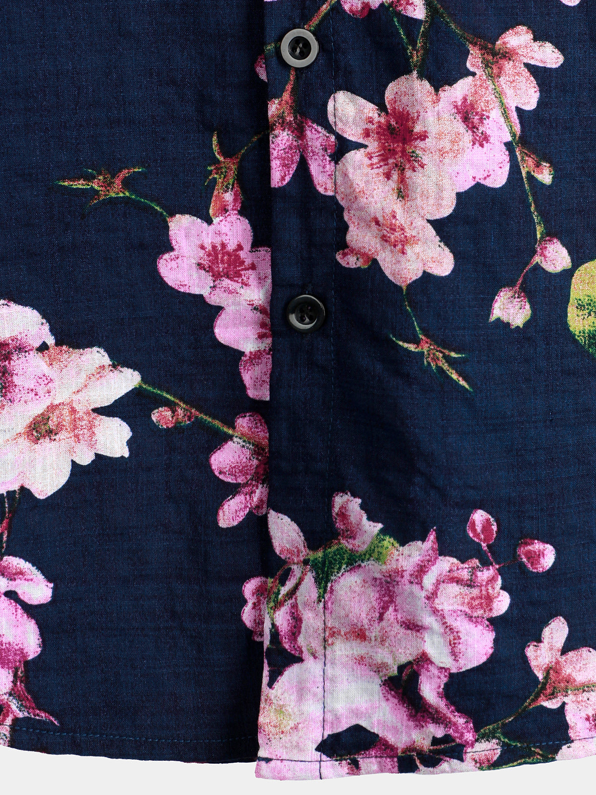Camicia hawaiana tropicale da uomo in cotone floreale