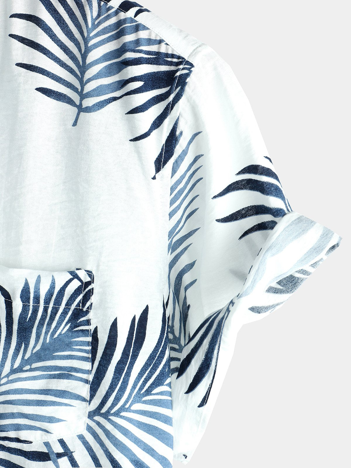 Camicia hawaiana estiva in cotone con motivo floreale da uomo