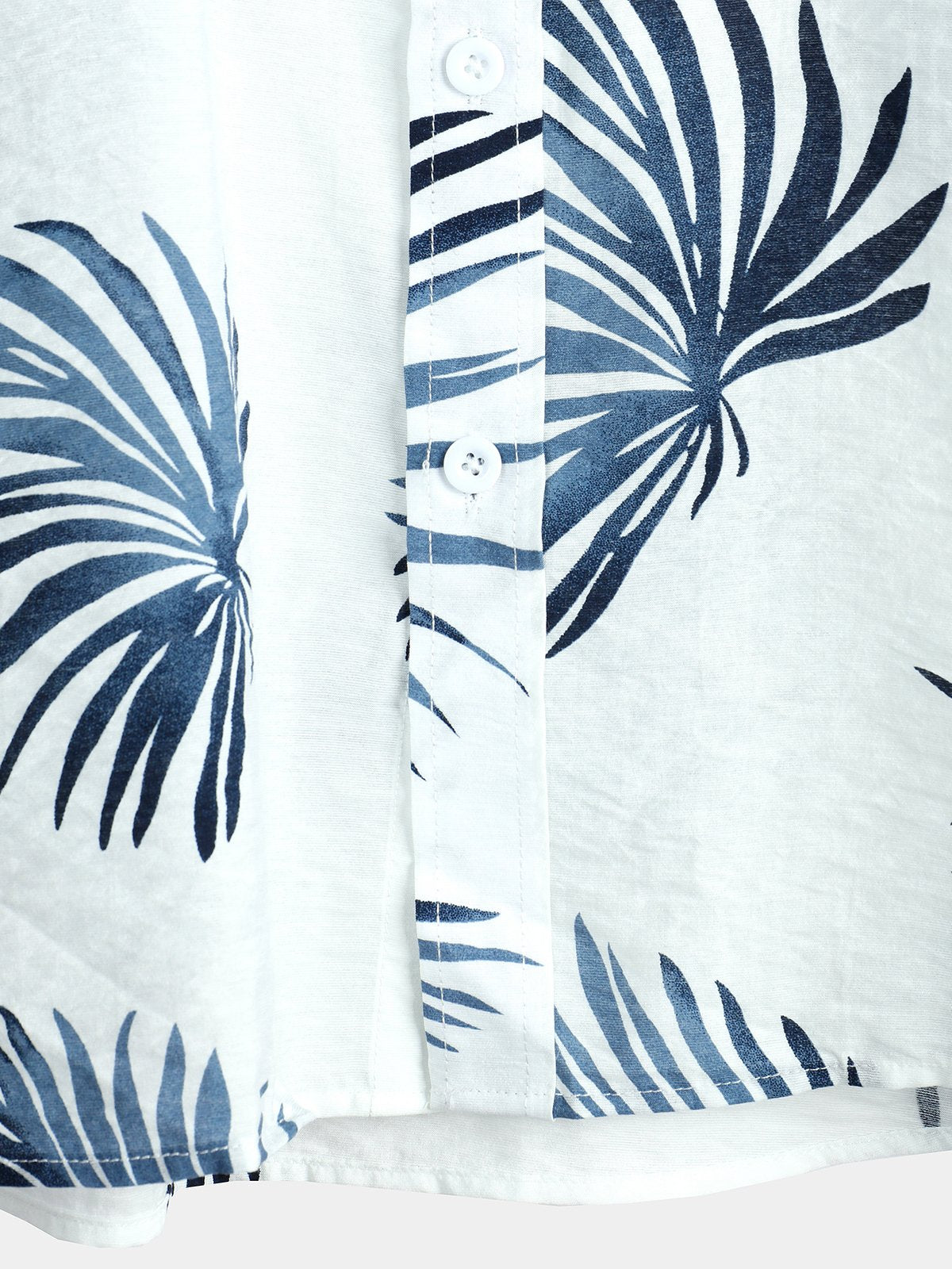 Camicia hawaiana estiva in cotone con motivo floreale da uomo