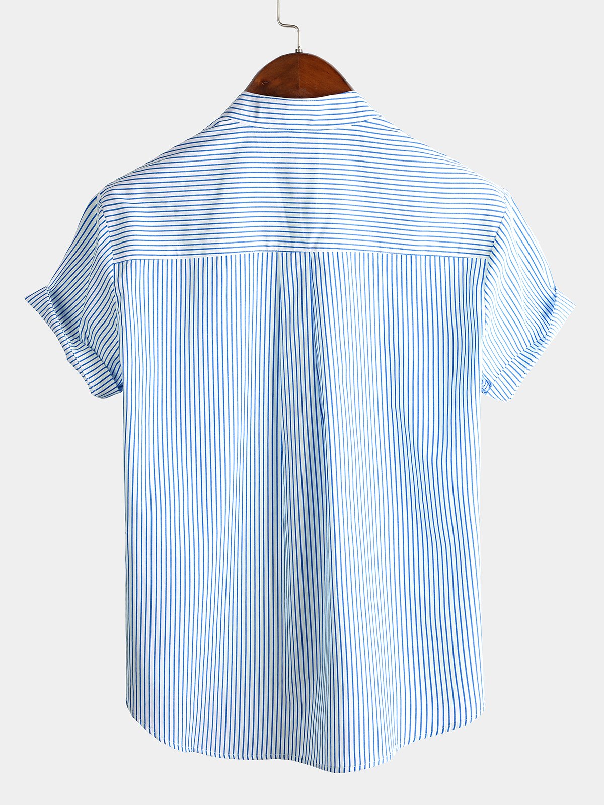 Camicia a maniche corte in cotone traspirante da uomo