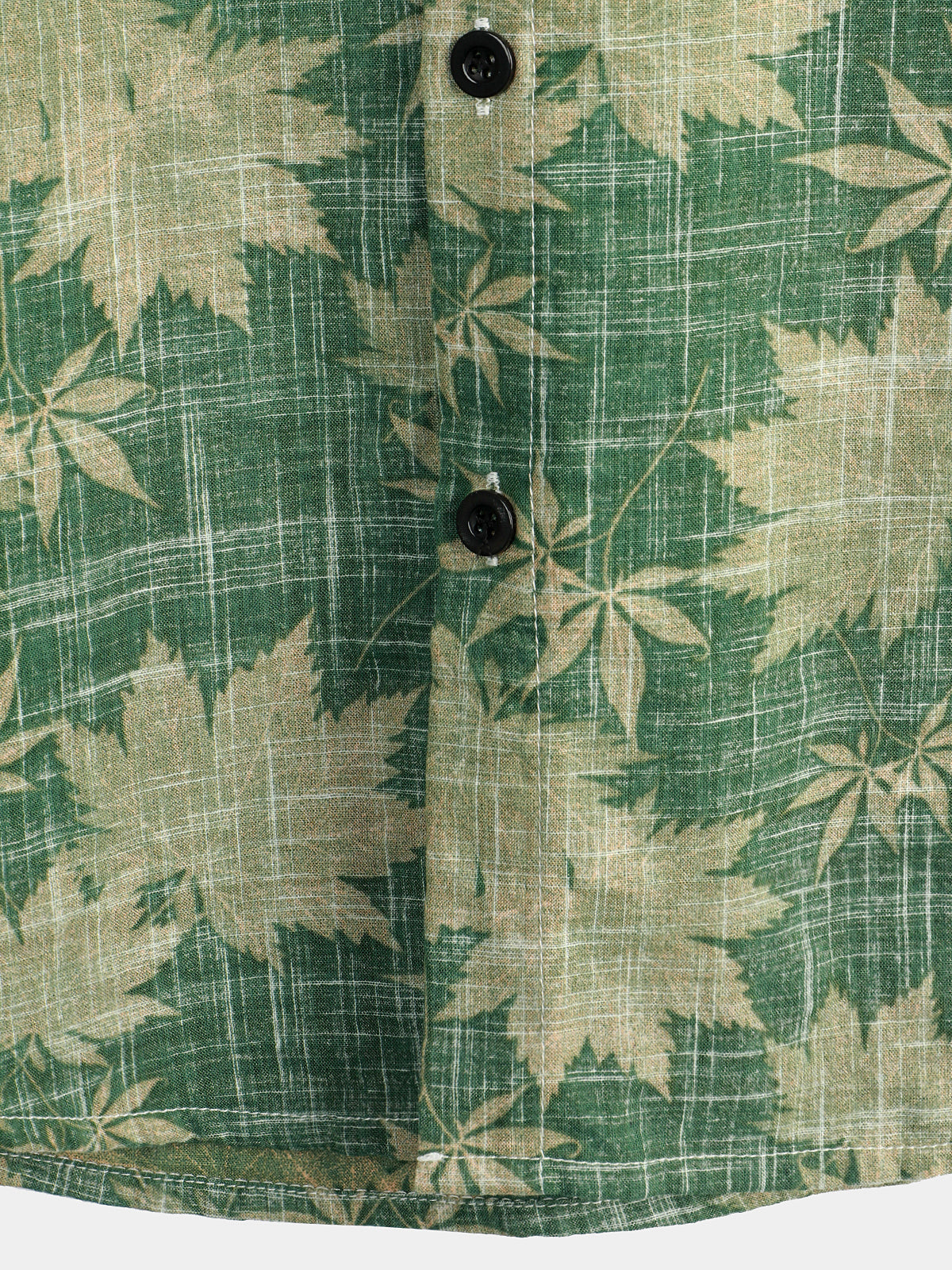 Camicia hawaiana retrò da uomo casual con tasca a foglia per le vacanze