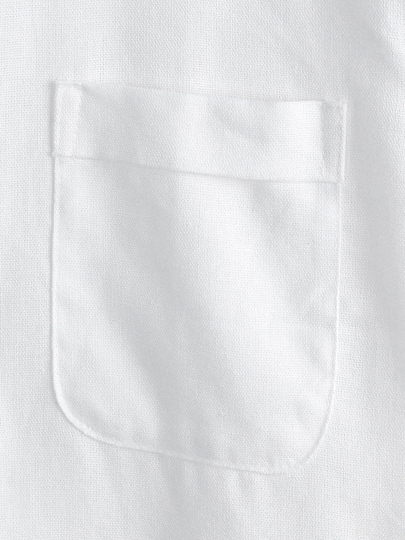 Camicia casual da uomo con colletto Henley a maniche corte