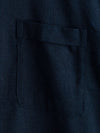 Camicia casual da uomo con colletto Henley a maniche corte